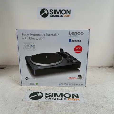 BOXED LENCO LBTA-165WD AUTOMATIC BLUETOOTH TURNTABLE