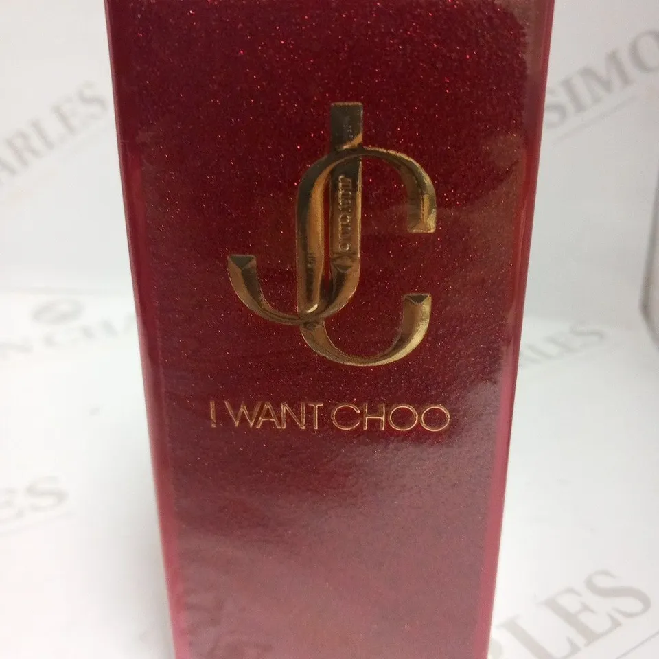 BOXED AND SEALED I WANT CHOO JIMMY CHOO EAU DE PARFUM 40ML