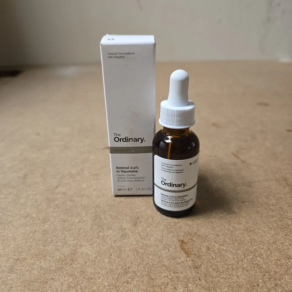 THE ORDINARY RETINOL 0.2% IN SQUALANE 30ML BOXED