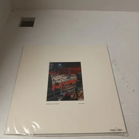 FRED AGAIN SECRET LIFE AT THE COLISEUM LIMITED EDITION PRINT 1403/1500 – ARENA INTERIOR (ARTWORK)
