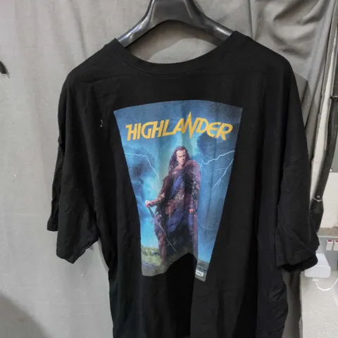 HIGHLANDER GRAPHIC T-SHIRT – BLACK, 3XL