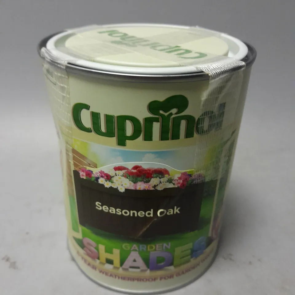 CUPRINOL SEASONED OAK WEATHERPROOF PAINT IN SEASONED OAK (1L) - COLLECTION ONLY