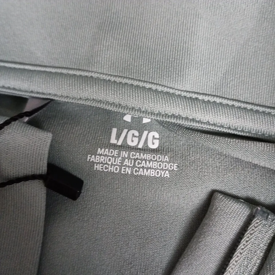 UNDER ARMOUR WOMEN'S PLAYOFF 1/4 ZIP TOP – PALE BLUE, UK L (L/G)