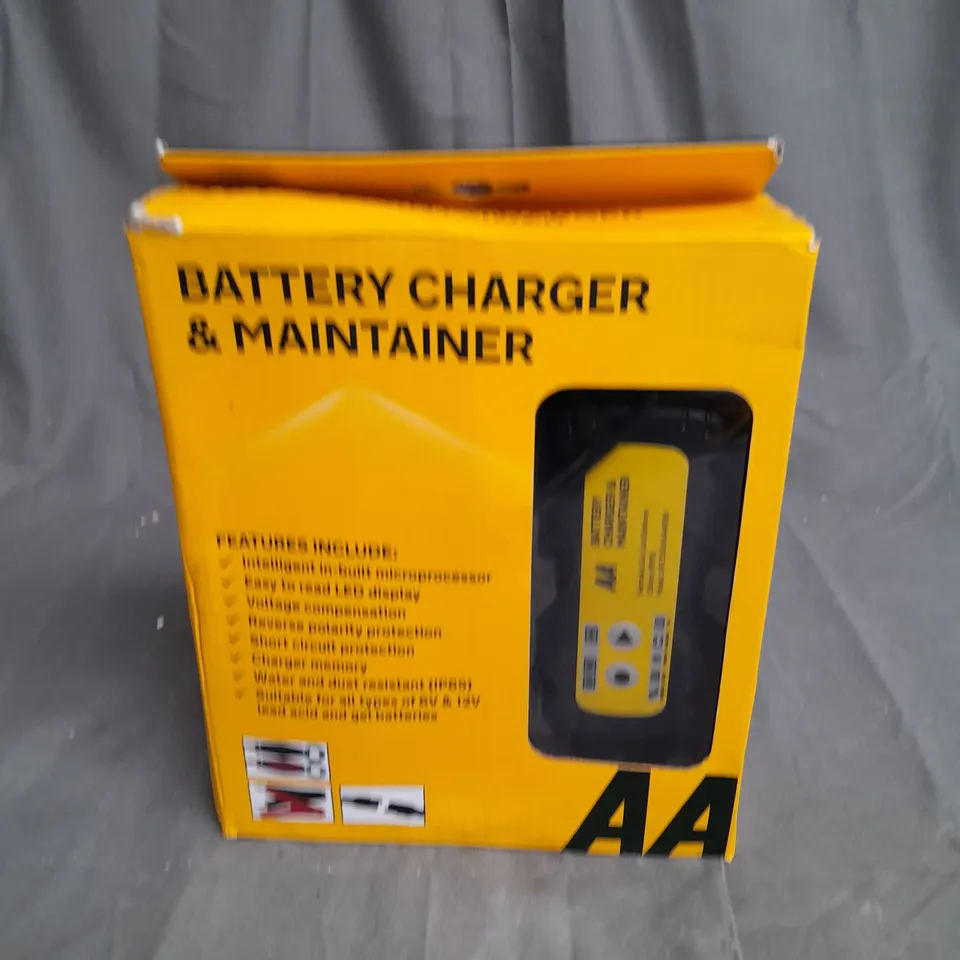 AA BATTERY CHARGER AND MAINTAINER