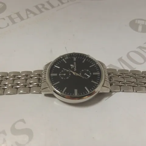 ARMANI EXCHANGE BLACK DIAL STAINLESS STEEL MEN'S WATCH