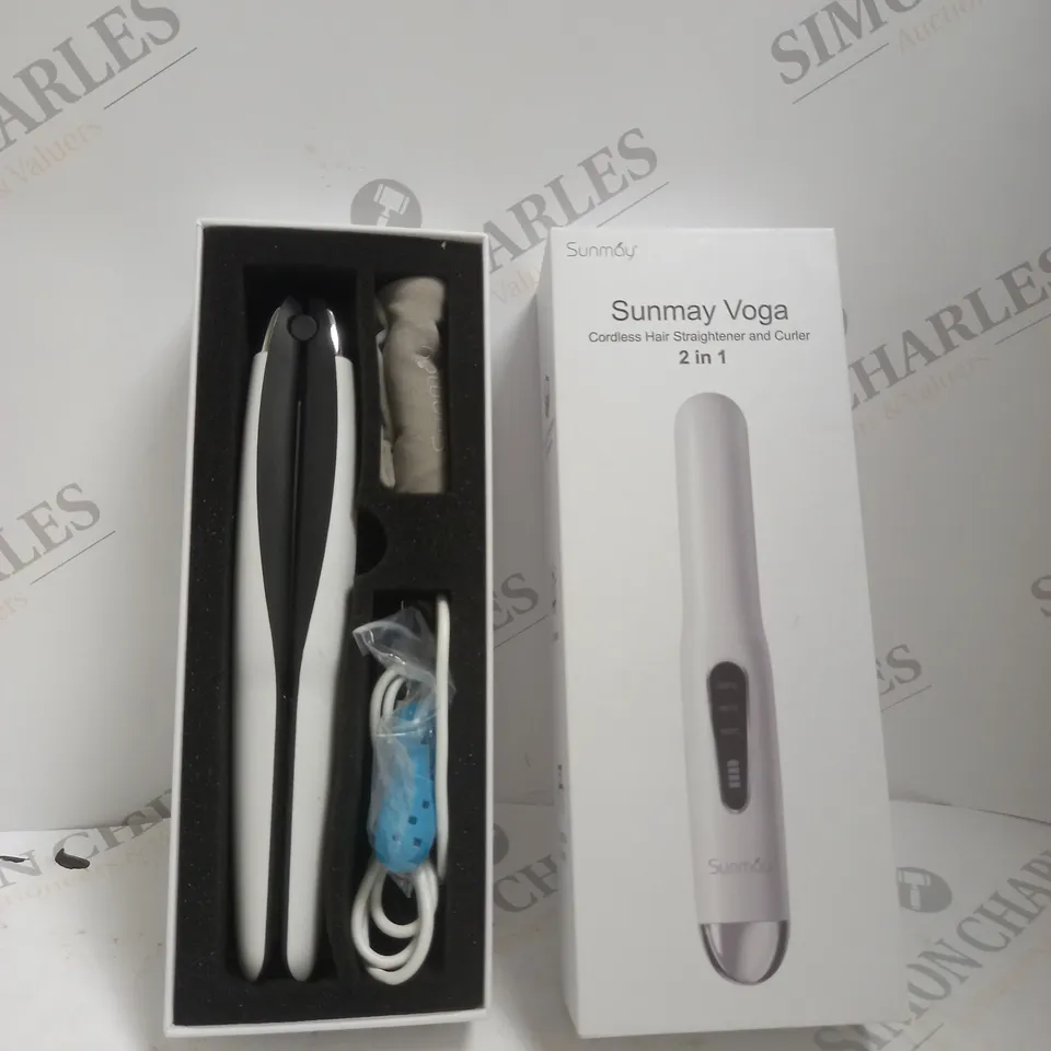 SUNMAY VOGA 2 IN 1 CORDLESS HAIR STRAIGHTENER AND CURLER