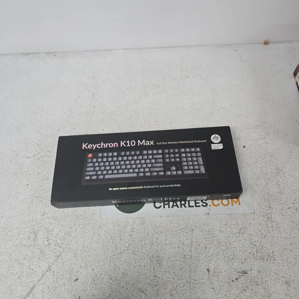 KEYCHRON K10 MAX WIRELESS MECHANICAL KEYBOARD – BOXED