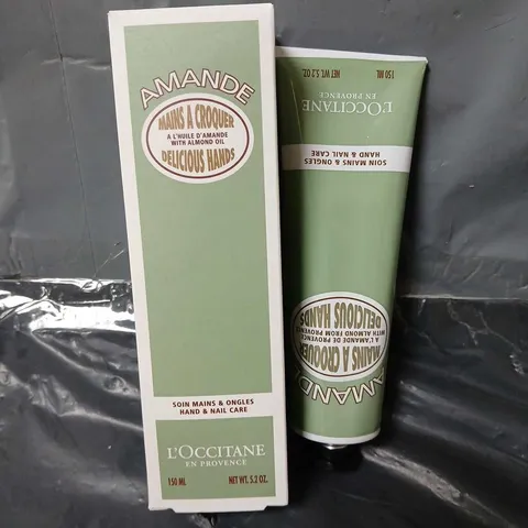 BOXED L'OCCITANE ALMOND DELICIOUS HAND CREAM 150ML