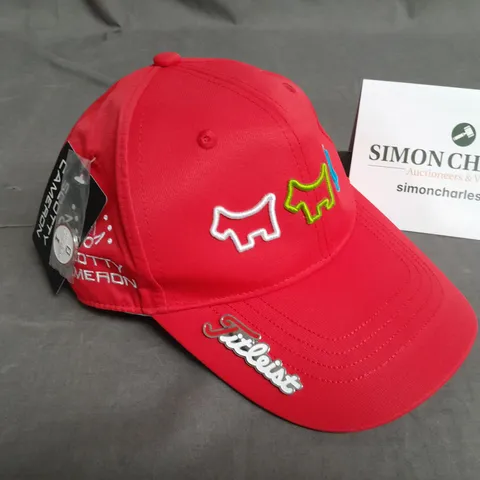 TITLEIST SCOTTY CAMERON RED BASEBALL CAP