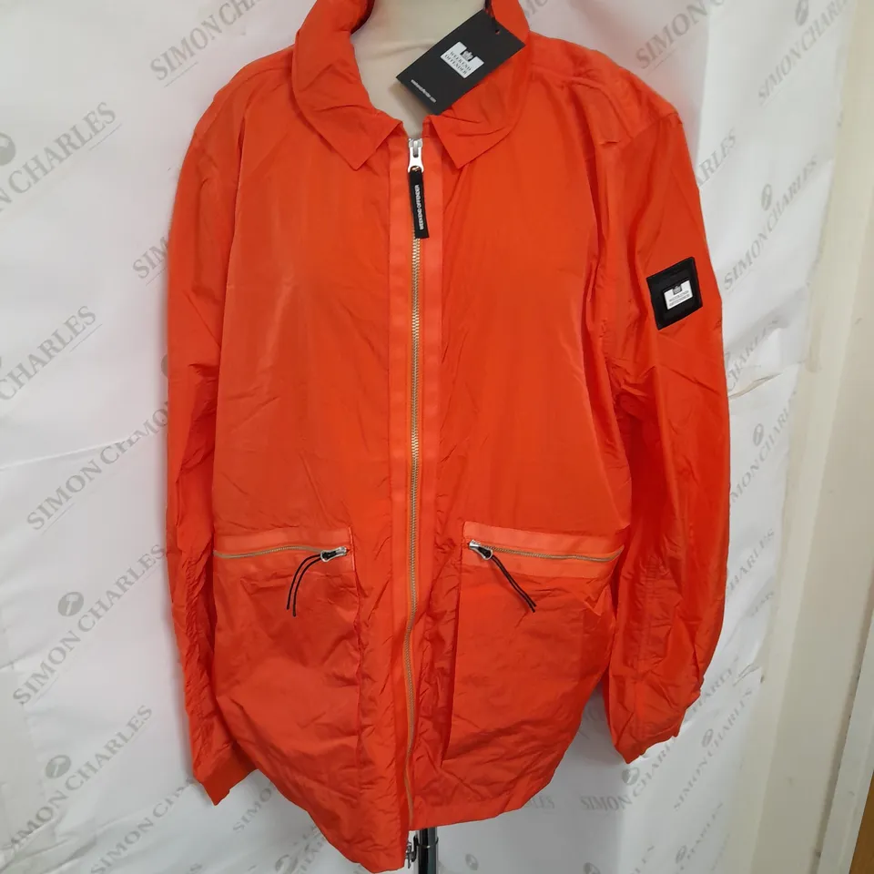 WEEKEND OFFENDER HURD ORANGE FIZZ JACKET SIZE XL
