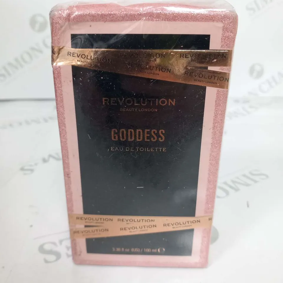 BOXED AND SEALED REVOLUTION BEAUTY LONDON GODDESS EAU DE TOILETTE 100ML