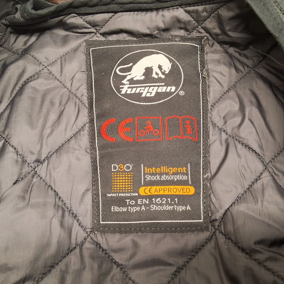 FURYGAN LEATHER MOTORCYCLE JACKET – BROWN