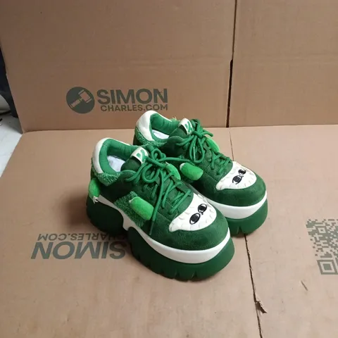 KOI BEANZILLA PLATFORM TRAINERS - GREEN, UK 4