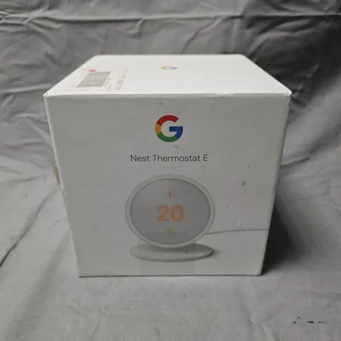GOOGLE NEST THERMOSTAT E – WHITE (BOXED)