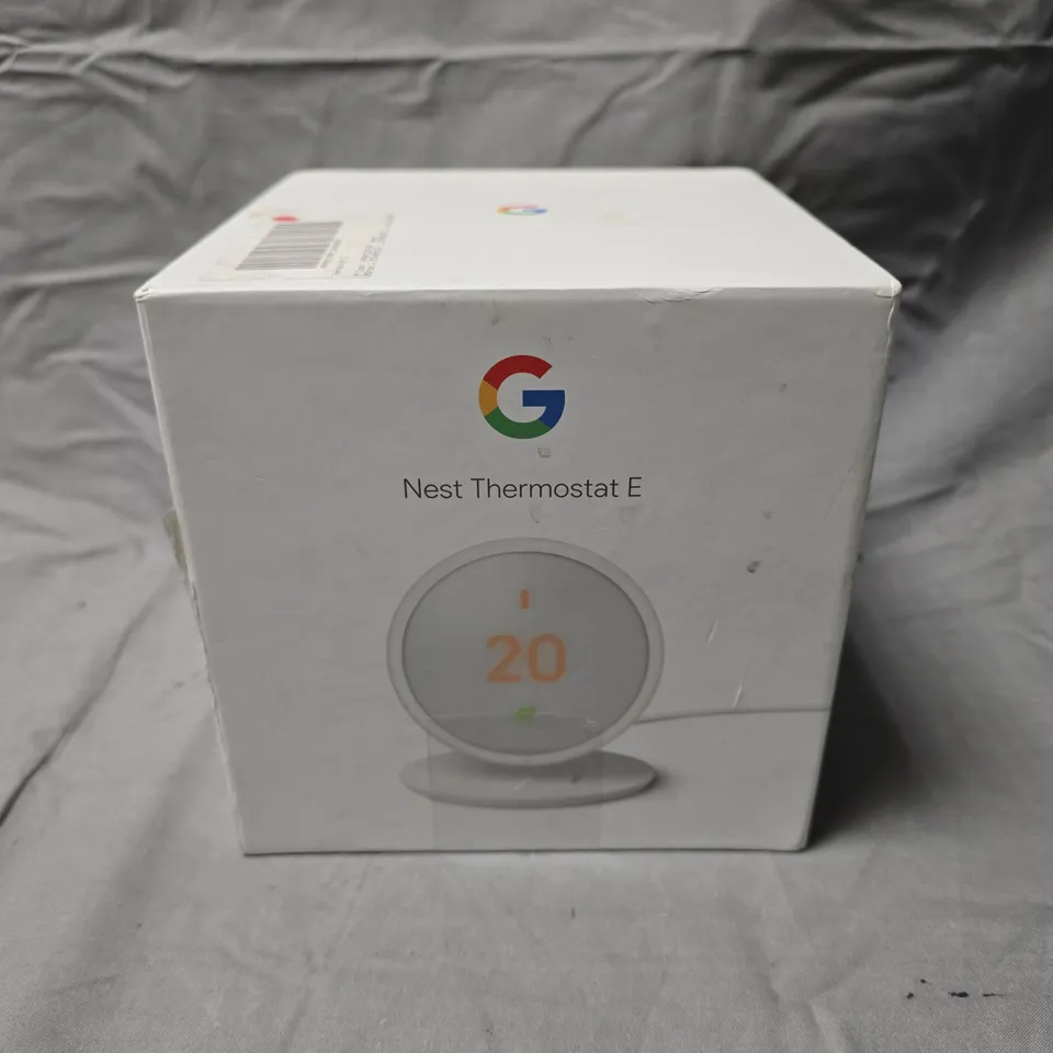 GOOGLE NEST THERMOSTAT E – WHITE (BOXED)
