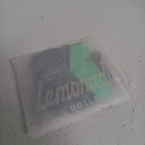 LEMONADE DENIM BLUE PICOT LACE V BRAZILIAN PANTIES - 12