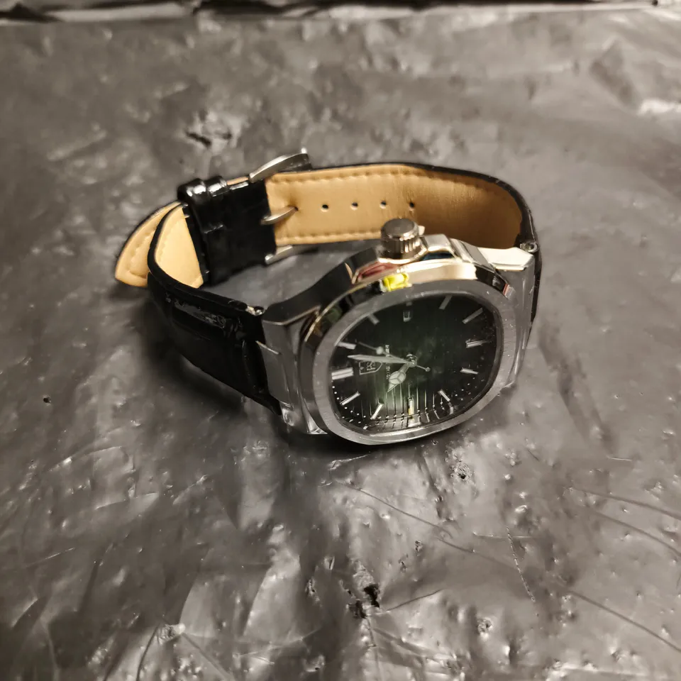 MEN'S FRANK SCHMIDT WATCH - GREEN COLOURED DIAL
