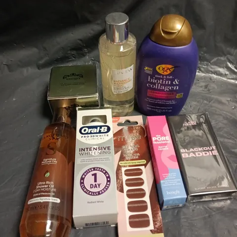 APPROXIMATELY 20 ASSORTED HEALTH & BEAUTY PRODUCTS TO INCLUDE ORAL-B TOOTHPASTE, MATTE PRIMER, STYLING HAIR WAX ETC 