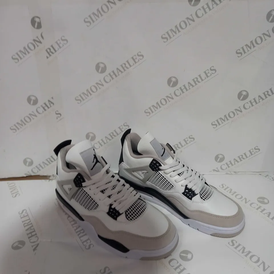 UNBOXED PAIR OF AIR JORDANS RETRO MILITARY BLACK SIZE 10.5