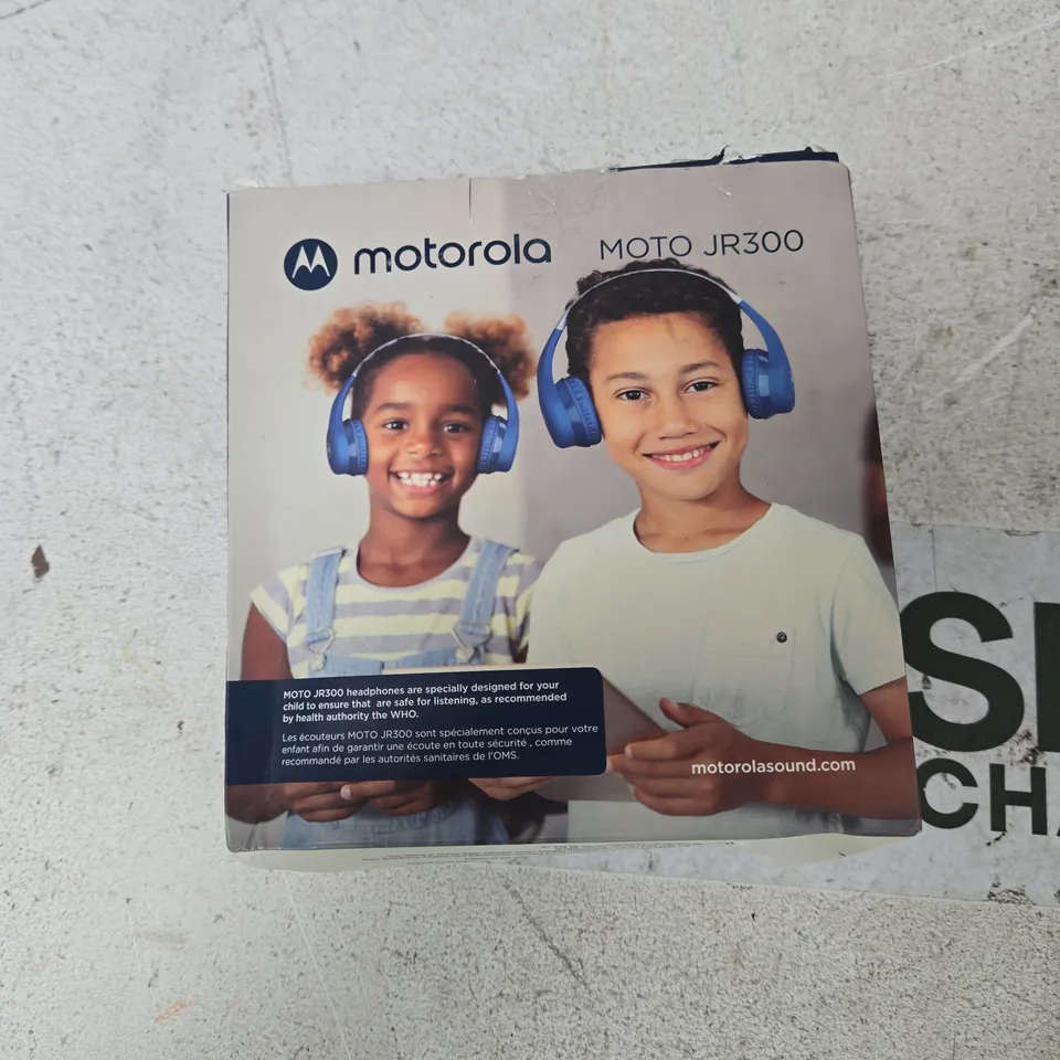 MOTOROLA MOTO JR300 KIDS WIRELESS HEADPHONES – BOXED