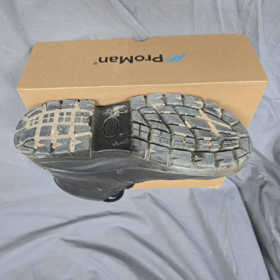 PROMAN PM4008 BALTIMORE WATERPROOF SAFETY BOOT – BLACK, UK 9