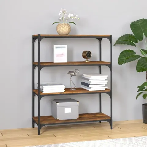 BOXED HENSCHLER BOOKCASE - LIGHT BROWN (1 BOX)