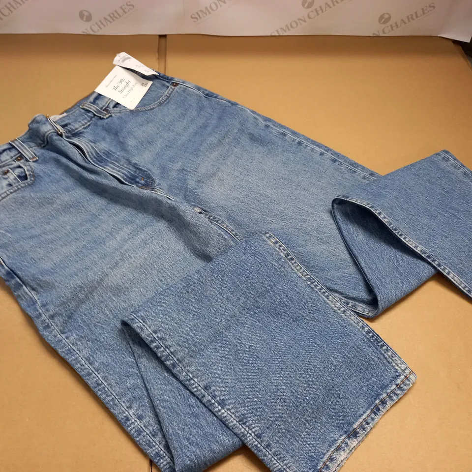 ABERCROMBIE & FITCH THE 90'S STRAIGHT ULTRA HIGH RISE JEANS - 31 12R