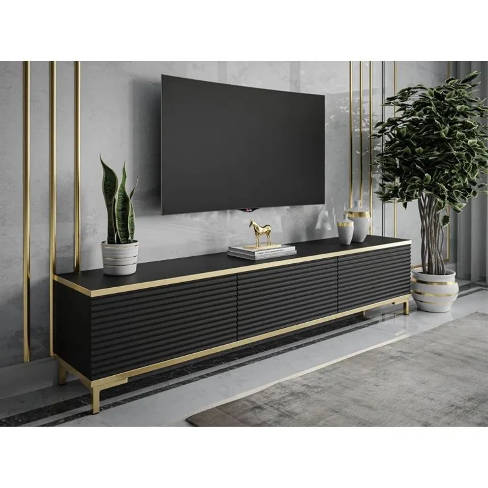 BOXED ALEETA TV STAND UP TO 65" (2 BOXES)