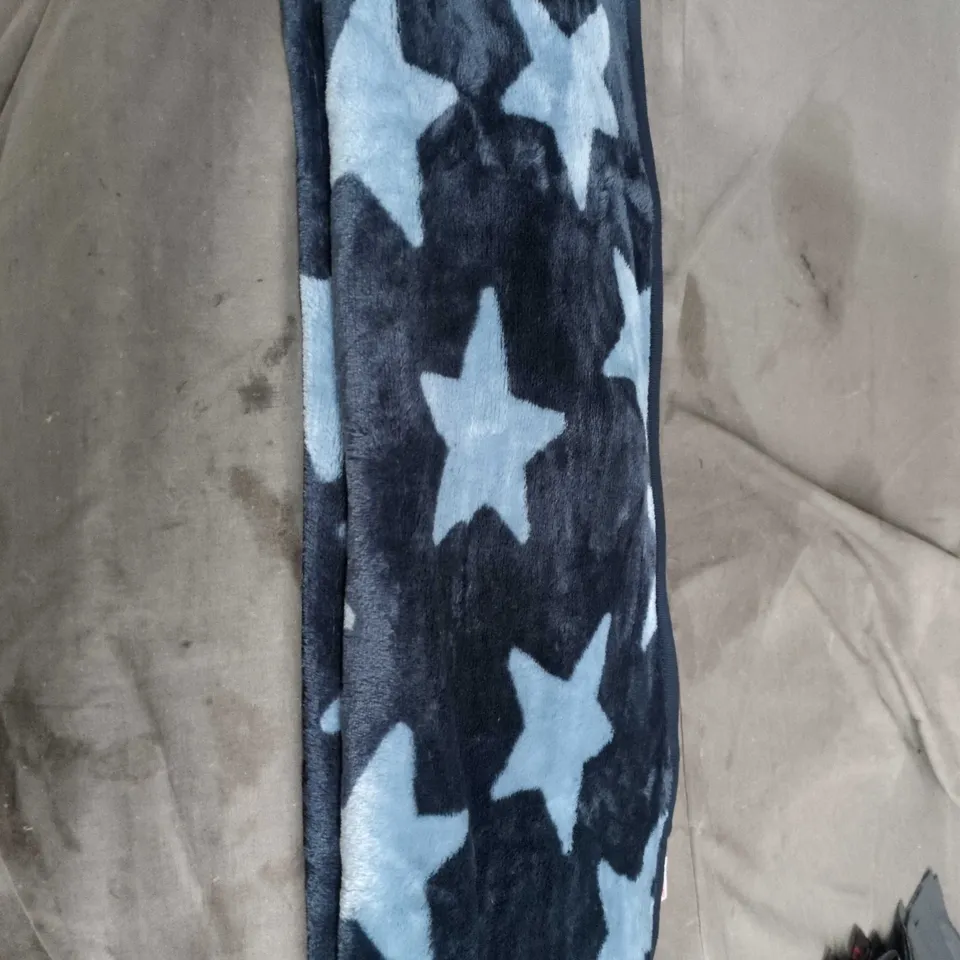 NEXT BABY BLANKET - NAVY WITH LIGHT BLUE STARS, ONE SIZE