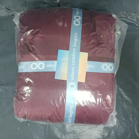 SEALED ADULT SOLID BURGUNDY OODIE 