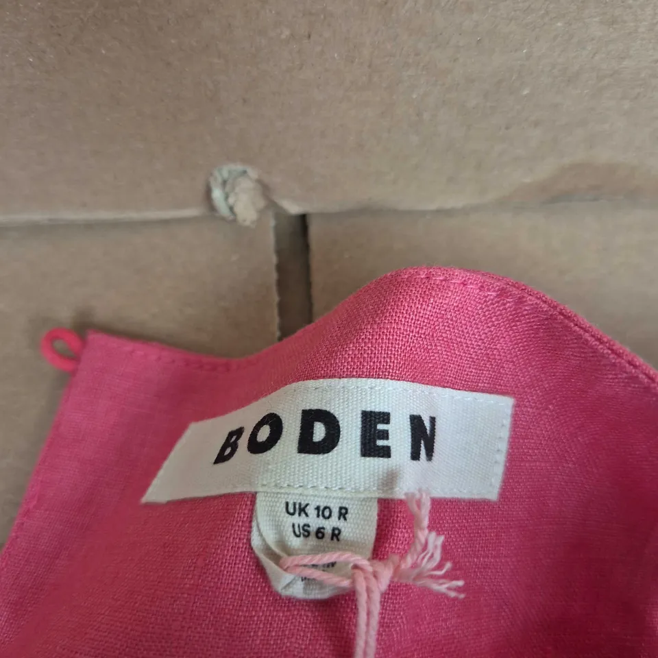 BODEN PINK WOMENS DRESS – UK 10 (US 6) – BODEN LABEL