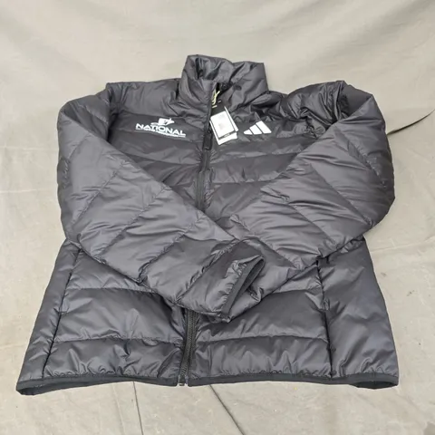 ADIDAS NATIONAL TENNIS ASSOCIATION LITE DOWN JACKET IN BLACK SIZE S