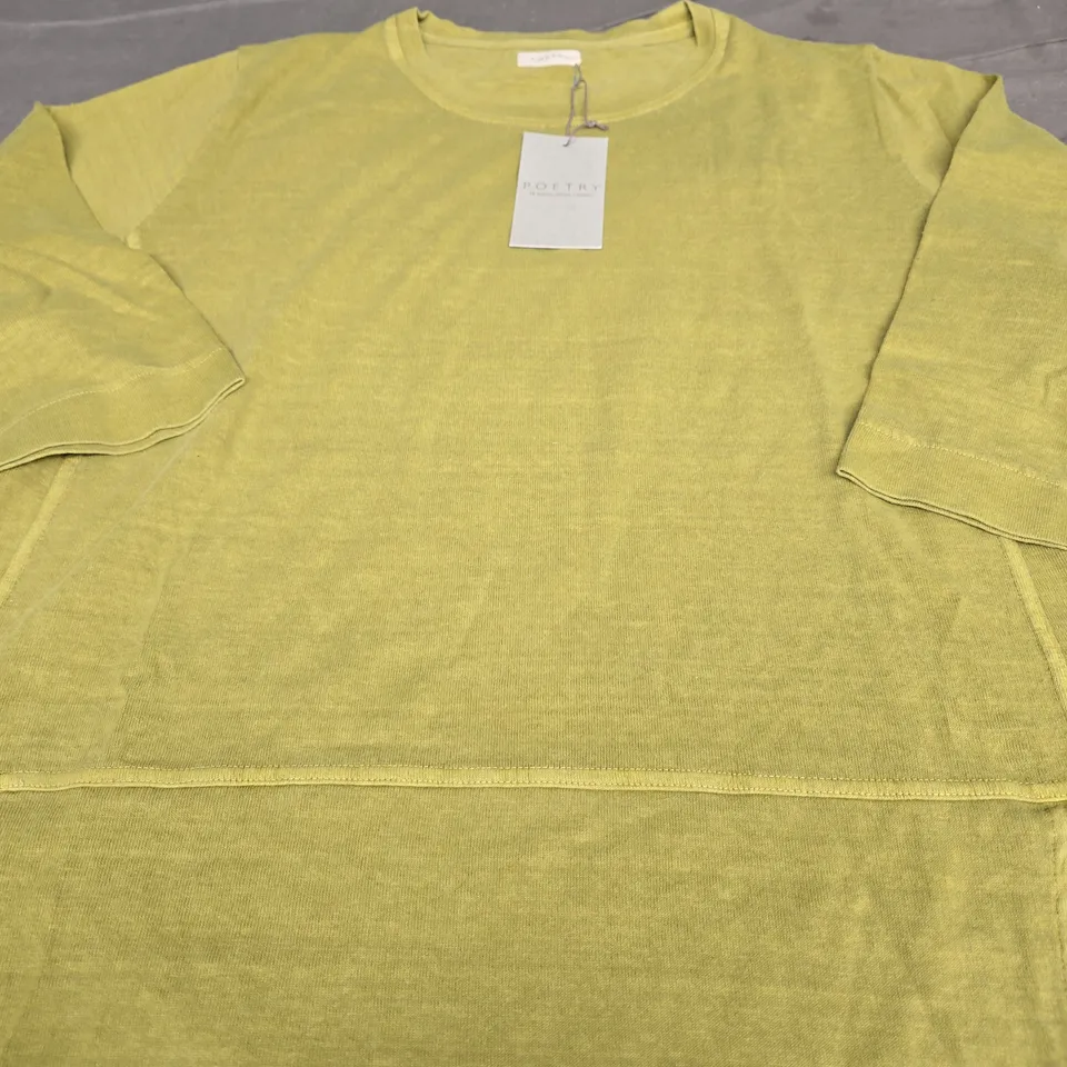 POETRY LIME TEE - SIZE 22