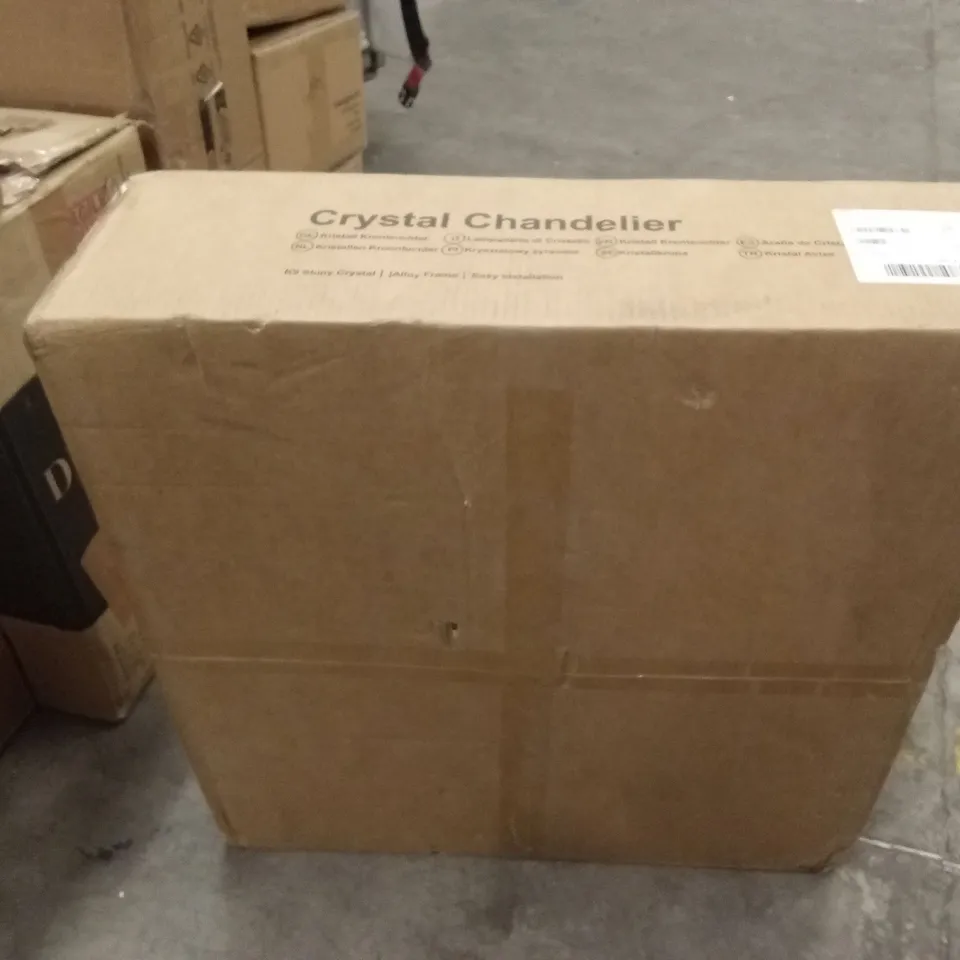 BOXED CRYSTAL CHANDELIER (1 BOX)