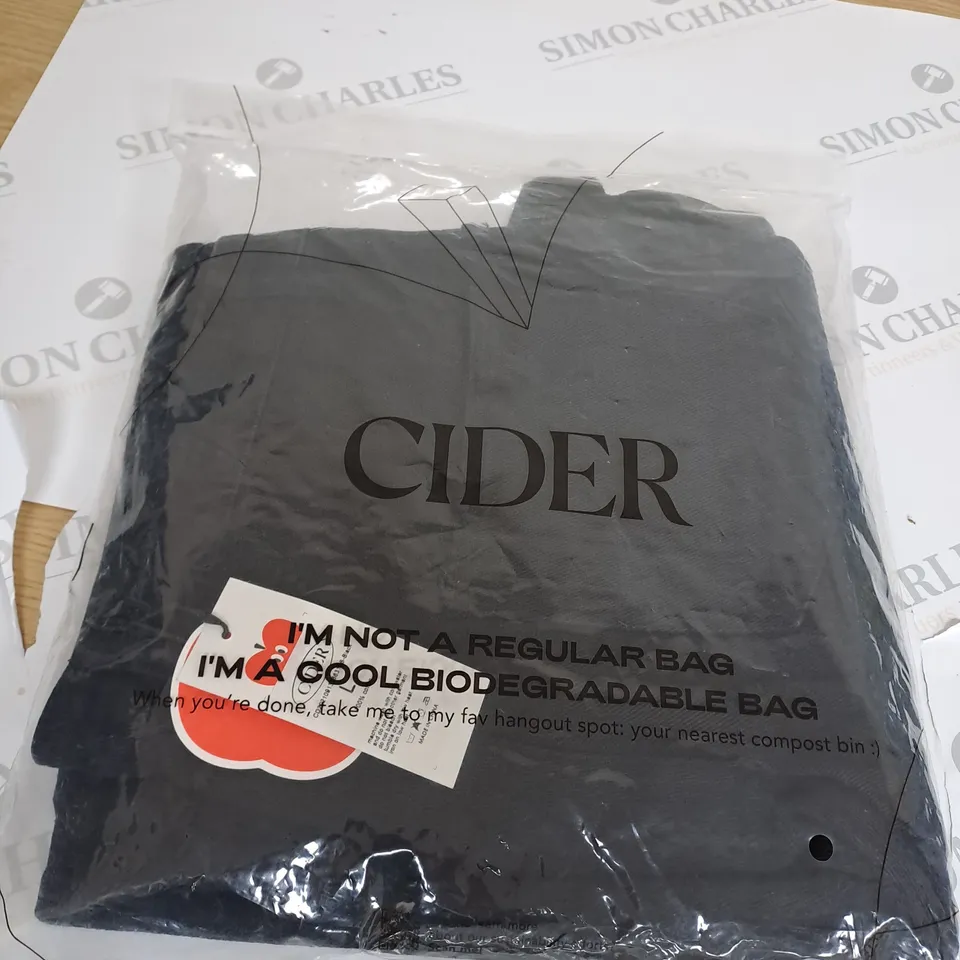 CIDER BLACK DENIM JACKET SIZE L
