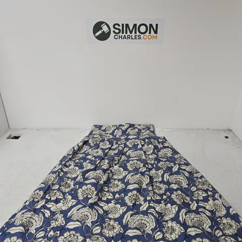 HELENE BERMAN LONDON SIZE 12 BLUE FLORAL DRESS