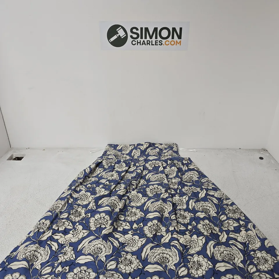 HELENE BERMAN LONDON SIZE 12 BLUE FLORAL DRESS