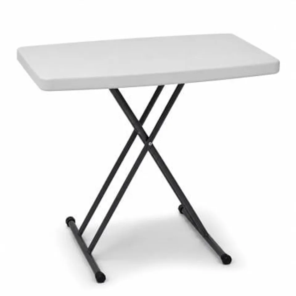 BOXED 2.5FT 76CM FOLDING HEAVY DUTY OUTDOOR TRESTLE PARTY GARDEN TABLE