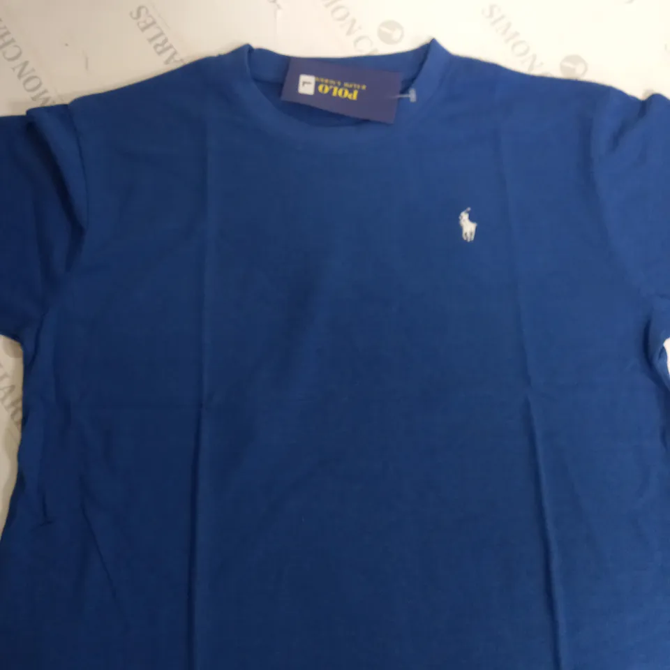 RALPH LAUREN POLO BLUE LOGO TSHIRT-LARGE