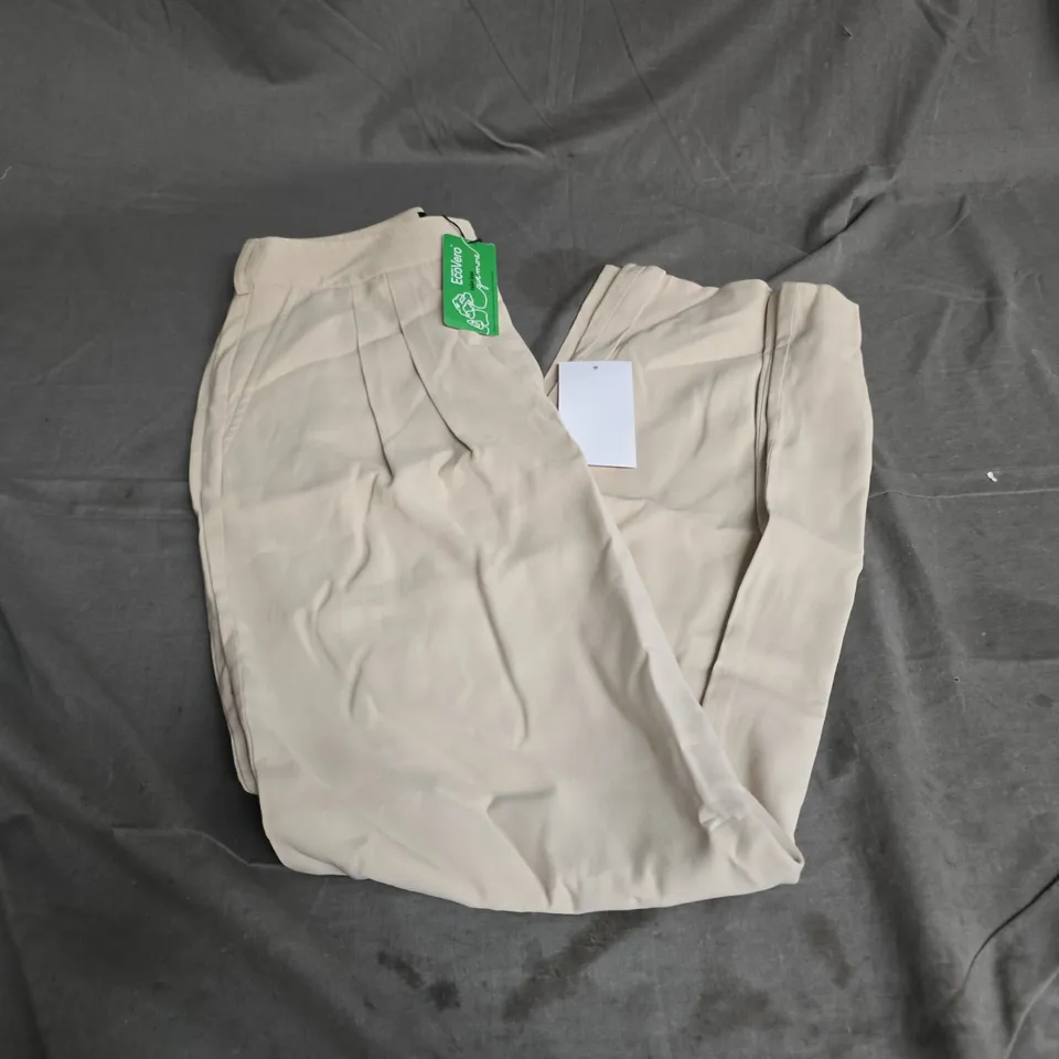 NOBODY'S CHILD PLEATED TROUSERS IN SAND SIZE 10