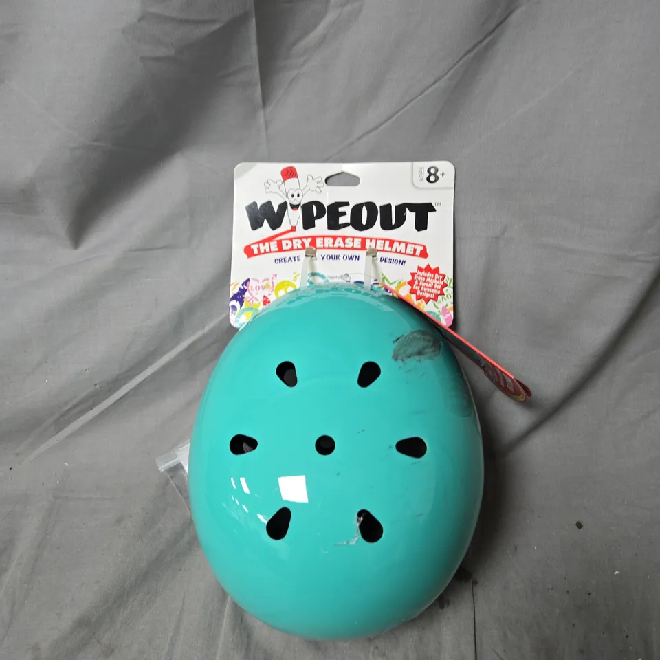 WIPEOUT THE DRY ERASE HELMET – TURQUOISE (AGES 8+)