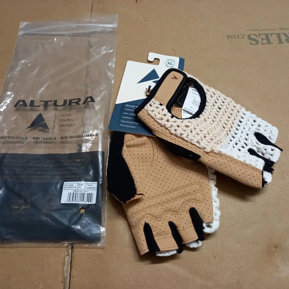 ALTURA CROCHET MITT GLOVES - XL