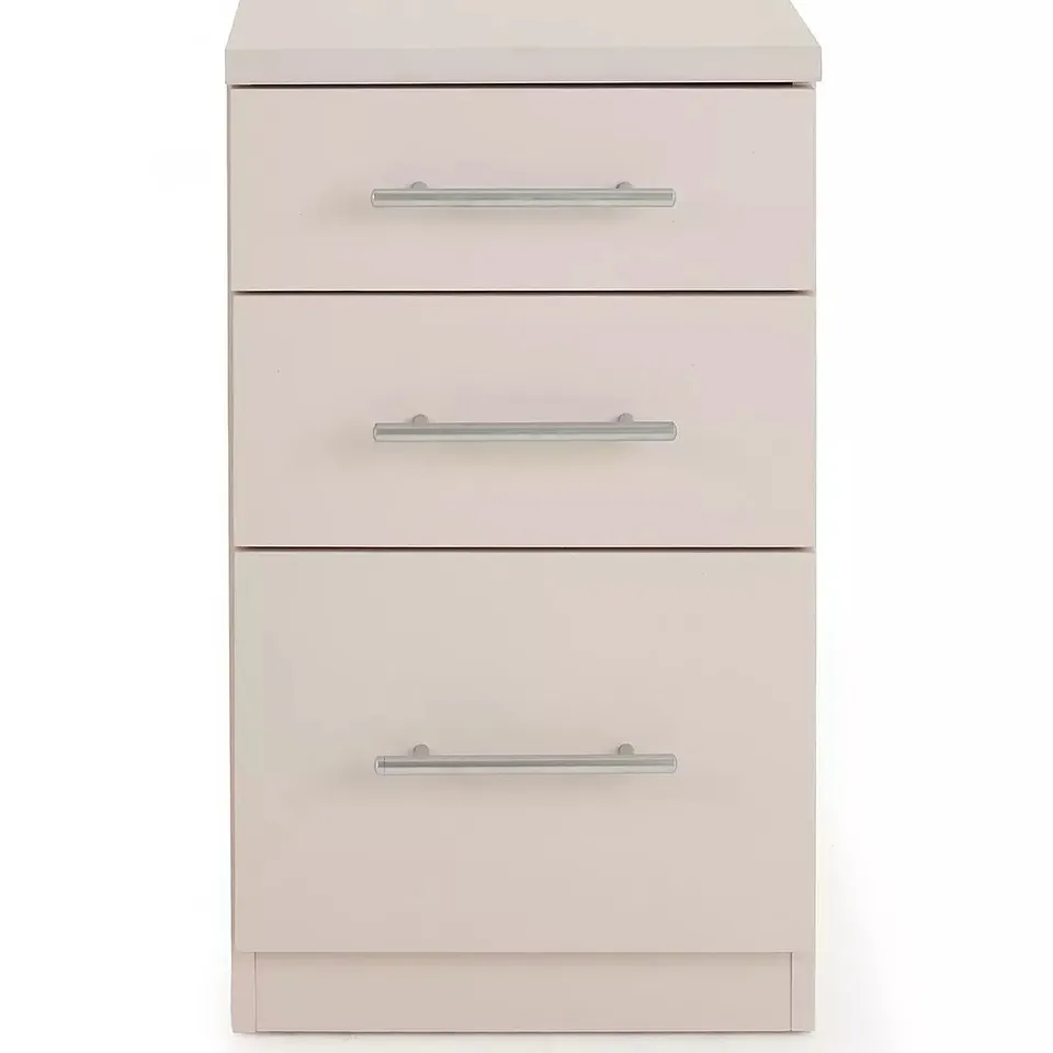 PRAGUE GRADUATED BEDSIDE CABINET - OATMEAL