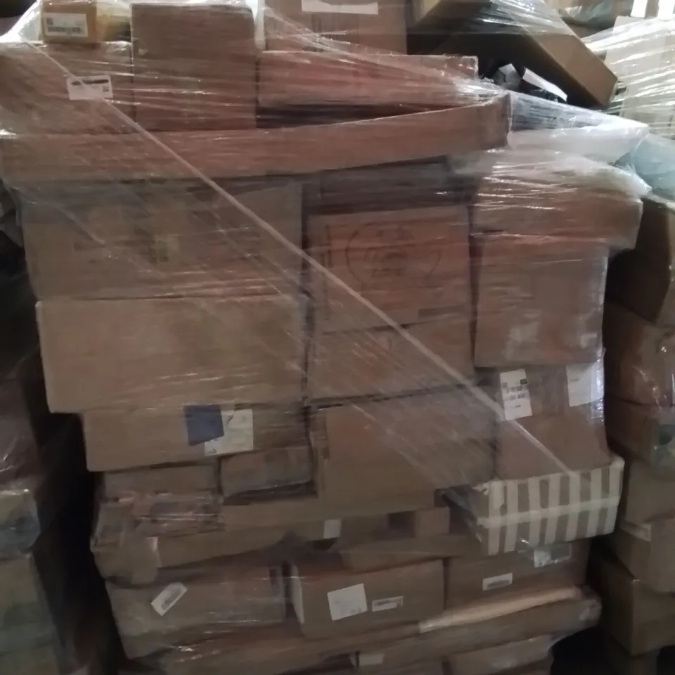 PALLET OF ASSORTED HOUSEHOLD GOODS AND PRODUCTS TO INCLUDE;NIGHTLIGHT,TORCH,SLIMLINE HEATER