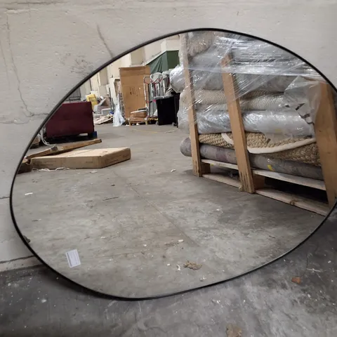 CAESARS ASYMMETRIC MIRROR BLACK FRAME 90Γ70Γ2CM