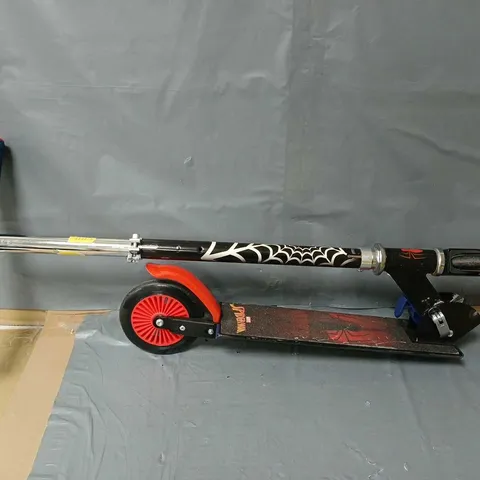 MARVEL SPIDERMAN SCOOTER IN RED/BLACK - COLLECTION ONLY