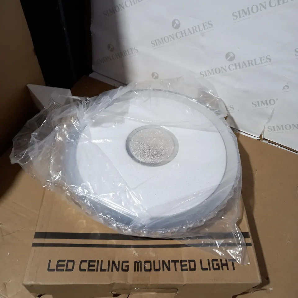 BOXED DESIGNER LED ROUND CEILING MOUNTED LIGHT