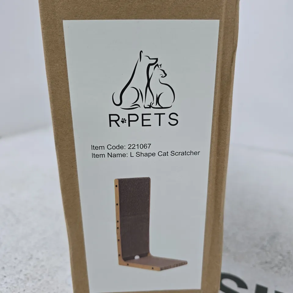 R-PETS L SHAPE CAT SCRATCHER