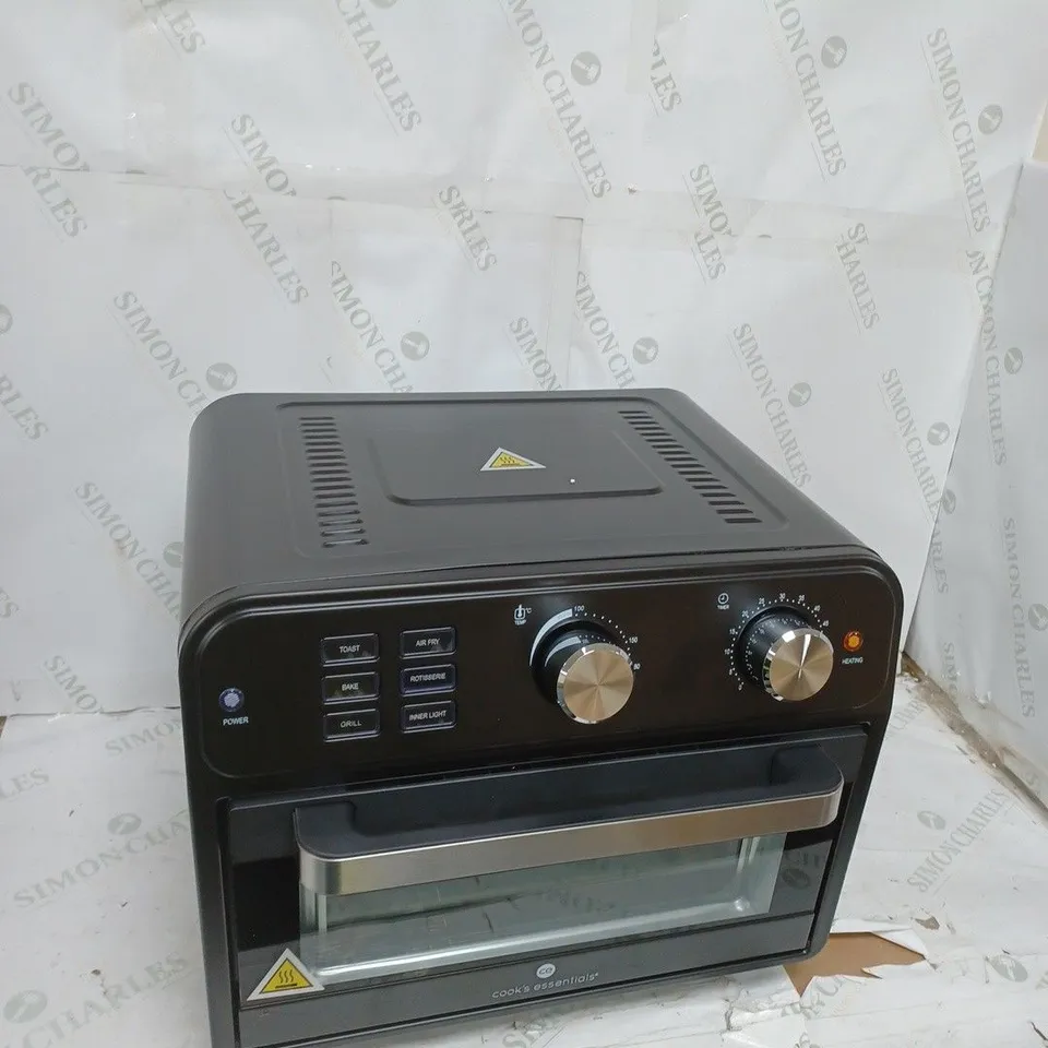 COOK'S ESSENTIAL 21-LITRE AIRFRYER OVEN IN BLACK