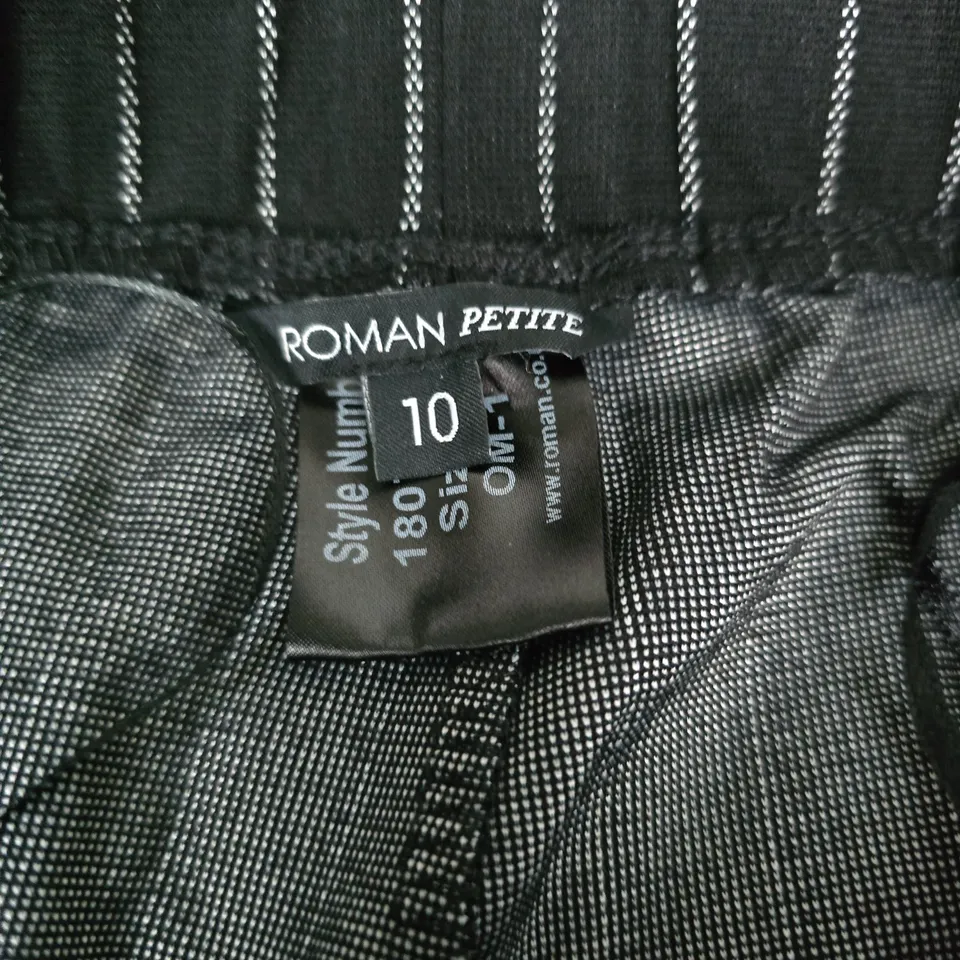 ROMAN PETITE WOMEN'S PINSTRIPE TROUSERS, UK SIZE 10